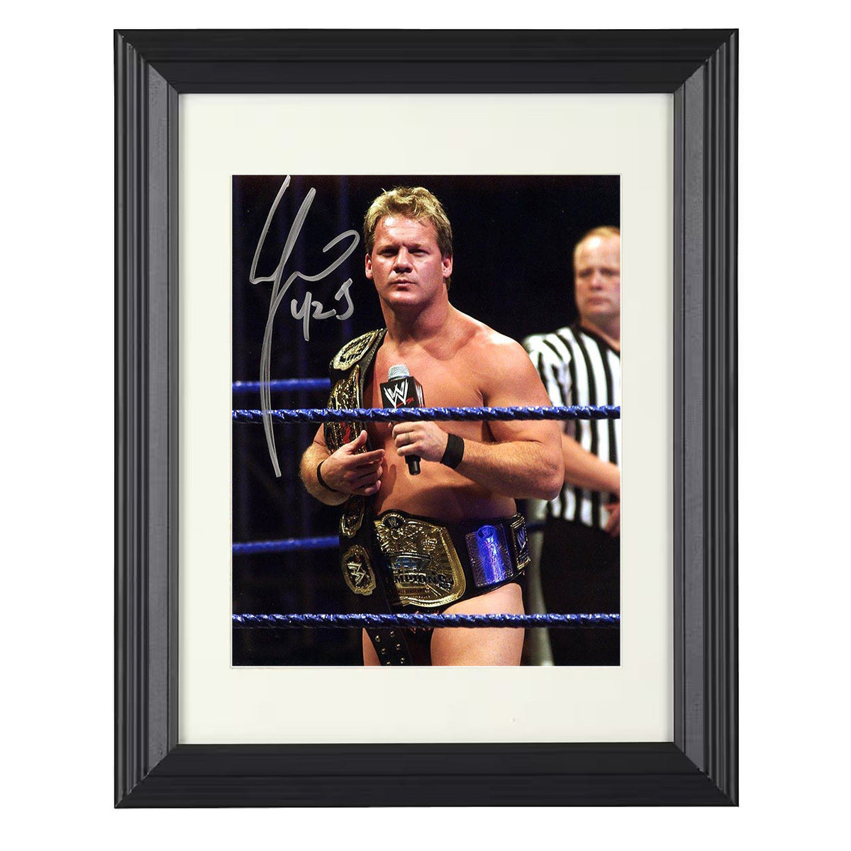Chris Jericho - Y2J Promo - Beveled Frame wrestling wall art
