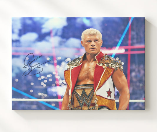 Cody Rhodes - American Nightmare Champion Entrance - Canvas wrestling wall art