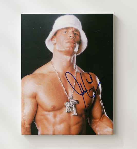 John Cena - Hustle Loyalty Respect Tribute - Canvas wrestling wall art