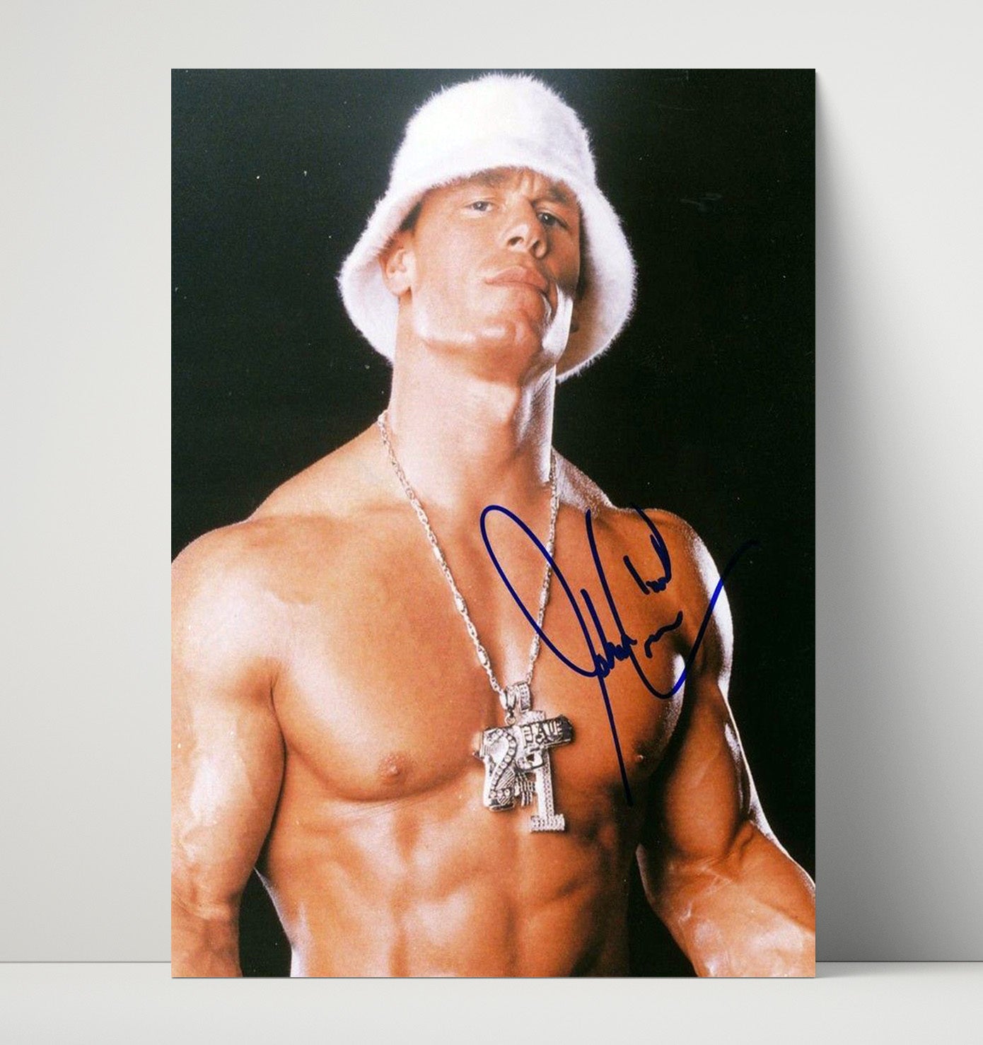 John Cena - Hustle Loyalty Respect Portrait Wrestling Wall Art Unframed Print wall art print – wrestling decor
