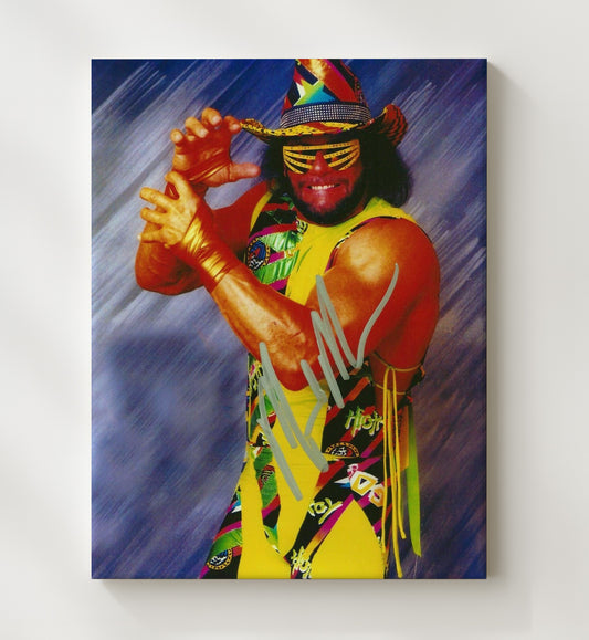 Randy Savage - Classic Macho Man - Canvas wrestling wall art
