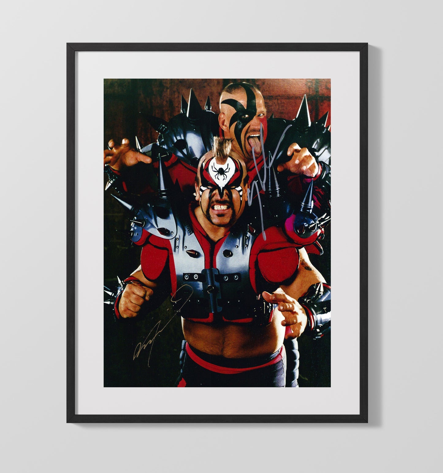 Road Warriors Hawk and Animal - Legion of Doom Portrait Wrestling Wall Art Gallery Frame wall art print – wrestling decor