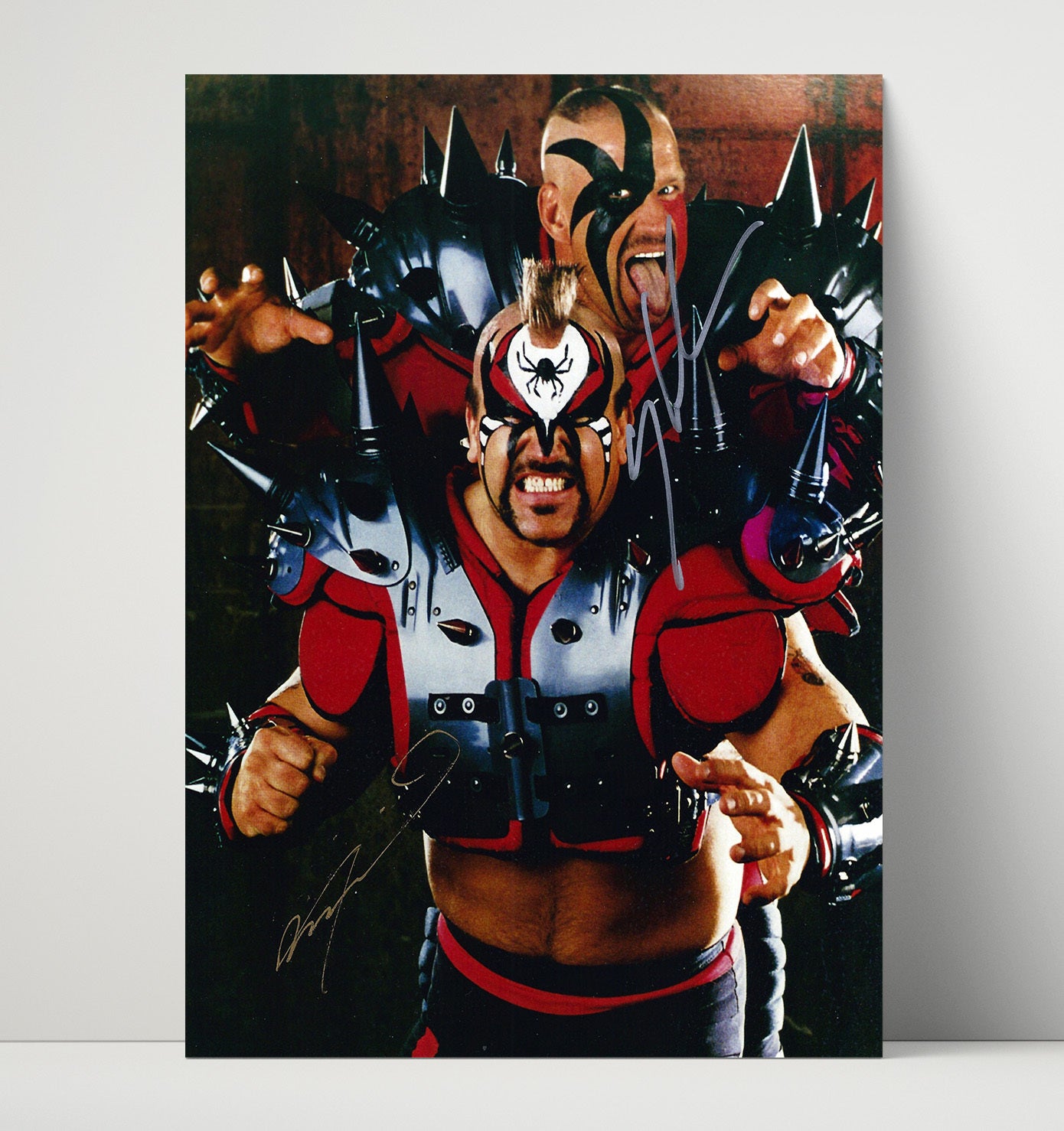 Road Warriors Hawk and Animal - Legion of Doom Portrait Wrestling Wall Art Unframed Print wall art print – wrestling decor