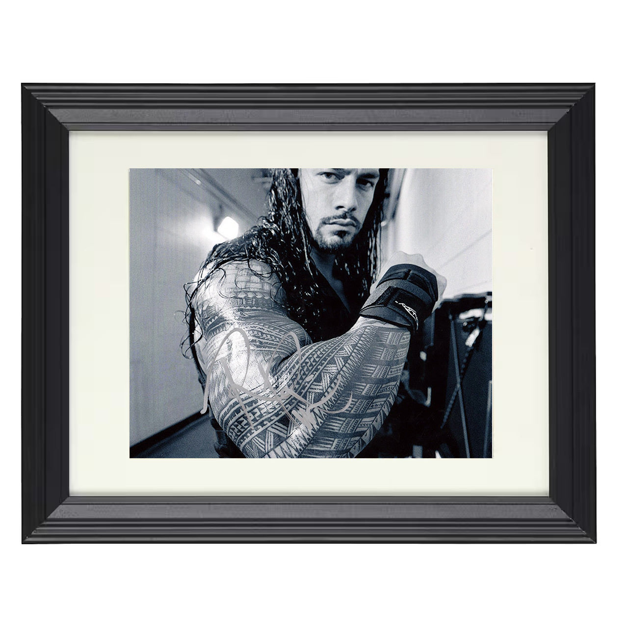 Roman Reigns – Tribal Chief Spotlight 8x10 matted black framed wrestling wall art