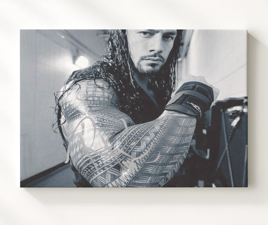 Roman Reigns - Tribal Chief Persona - Canvas wrestling wall art