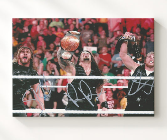 The Shield - WWE Championship Celebration Believe in the Shield - Canvas wrestling wall art