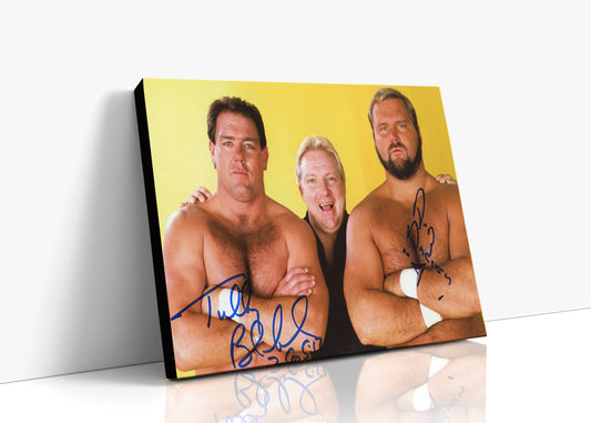 Wrestling Autograph Canvas - Arn Anderson and Tully Blanchard - Brain Busters Unite