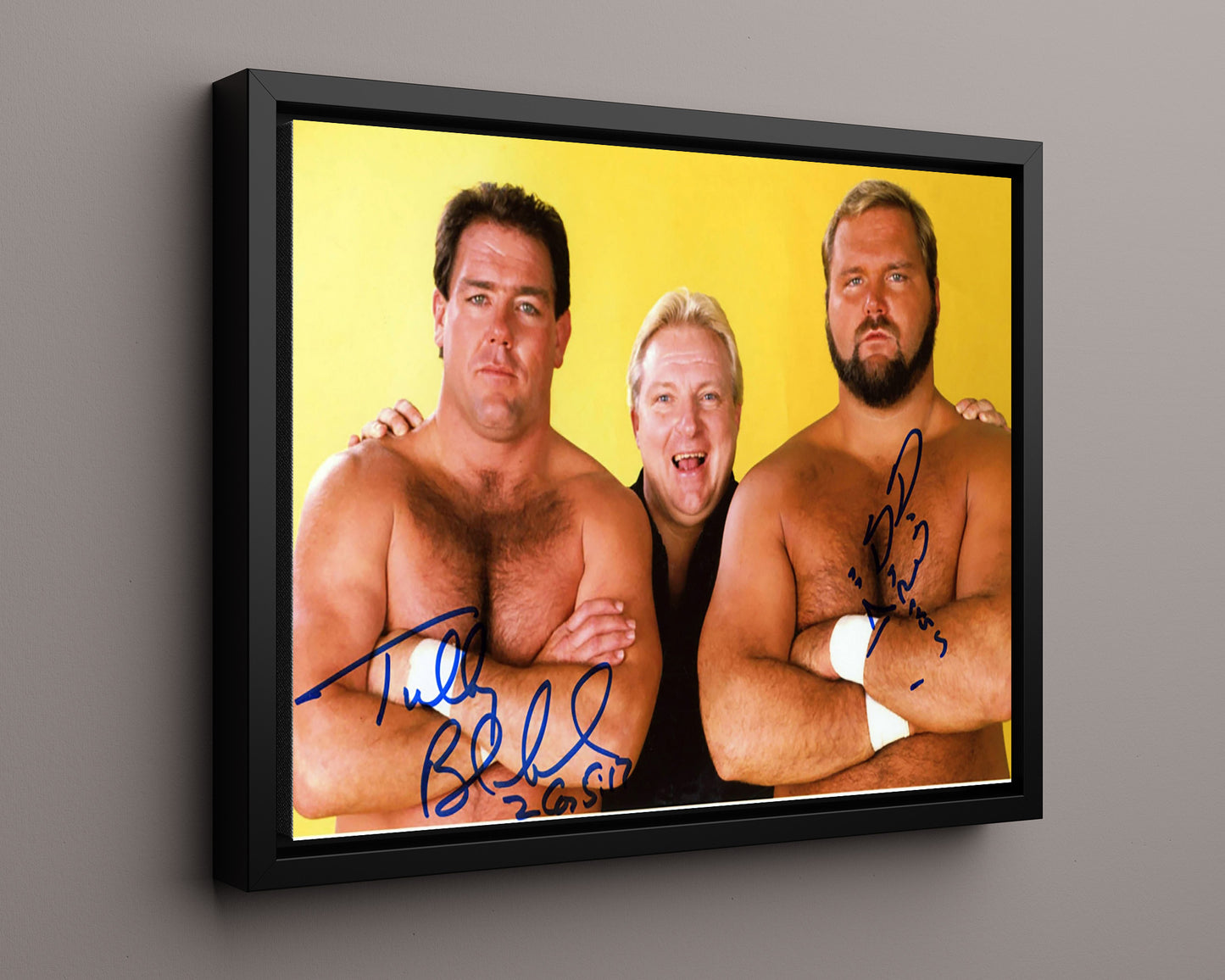 Wrestling Autograph Photo - Arn Anderson and Tully Blanchard - Brain Busters Unite