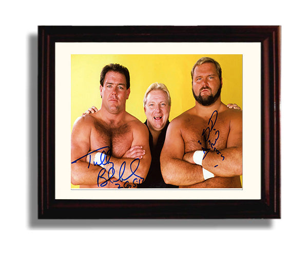 Wrestling Autograph Photo - Arn Anderson and Tully Blanchard - Brain Busters Unite