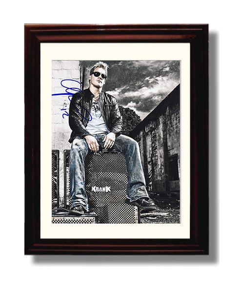 Wrestling Autograph Photo - Chris Jericho Rock Look - Break the Walls Down