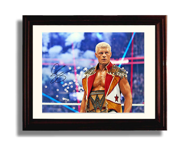 Wrestling Autograph Photo - Cody Rhodes Champion - American Nightmare