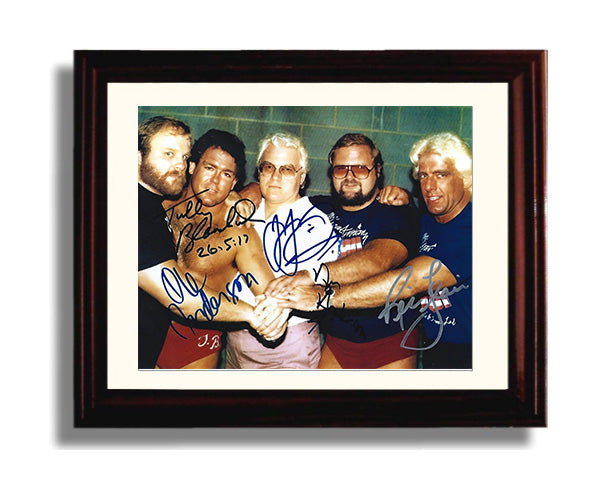 Wrestling Autograph Photo - Four Horsemen - Limousine Ridin Crew