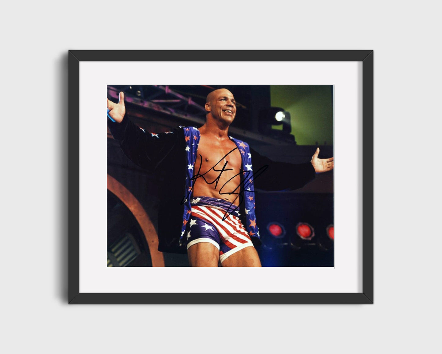 Wrestling Autograph Photo - Kurt Angle - It's True It's Damn True