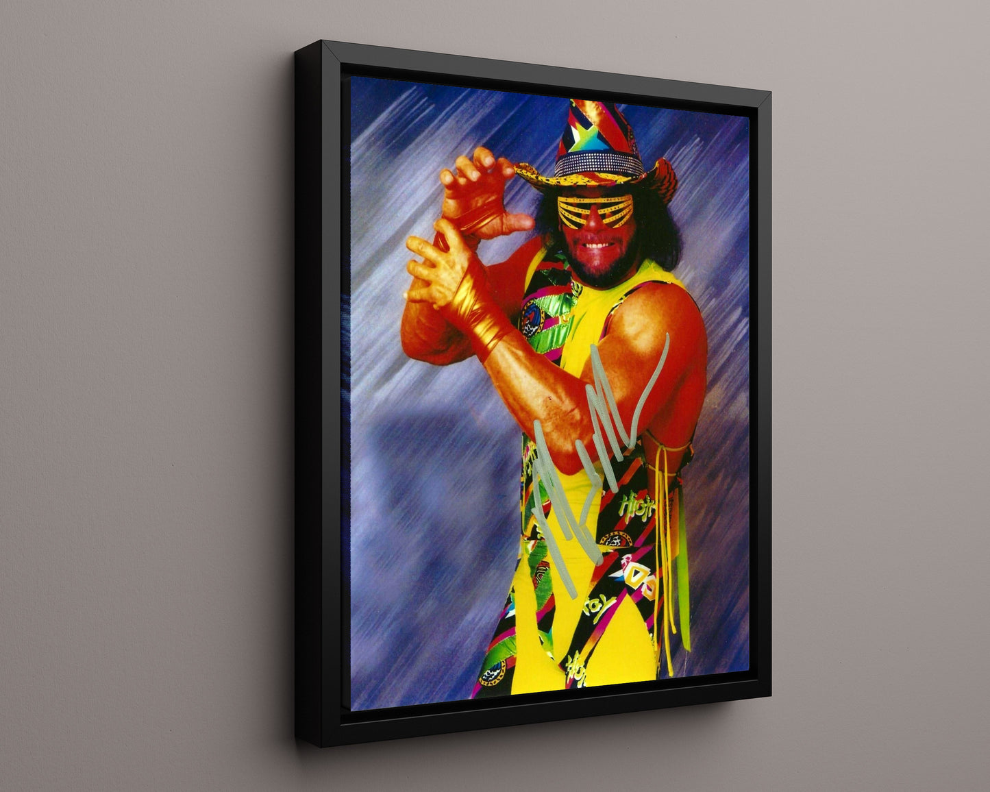 Wrestling Autograph Photo - Macho Man Randy Savage - Ooh Yeah