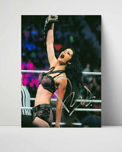 Wrestling Autograph Photo - Paige Diva - Anti-Diva Revolution - Unframed