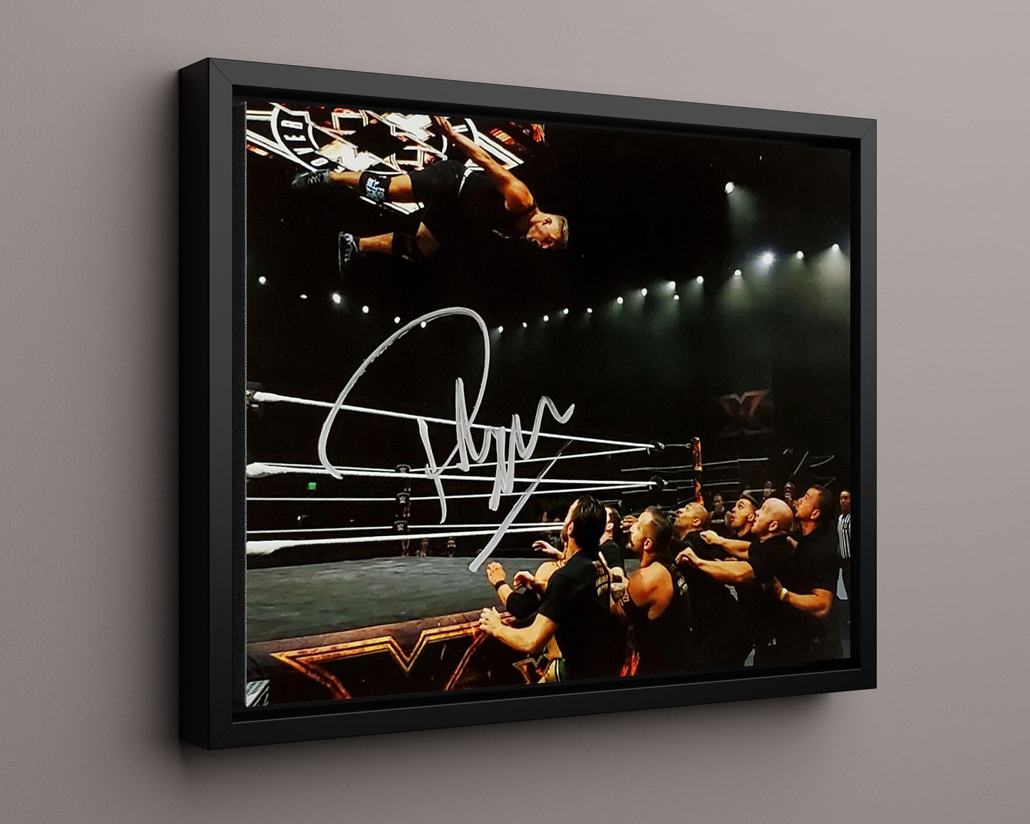 Wrestling Autograph Photo - Pat McAfee - From Mic to Mat