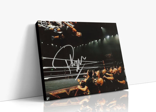 Wrestling Autograph Canvas - Pat McAfee - From Mic to Mat