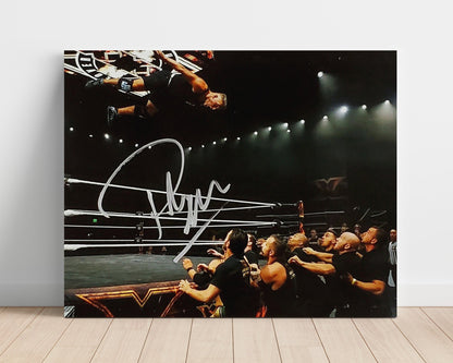 Wrestling Autograph Photo - Pat McAfee - From Mic to Mat - Unframed