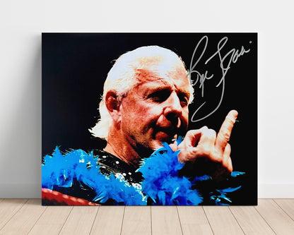 Wrestling Autograph Photo - Ric Flair Icon - 16 Time Champ - Unframed