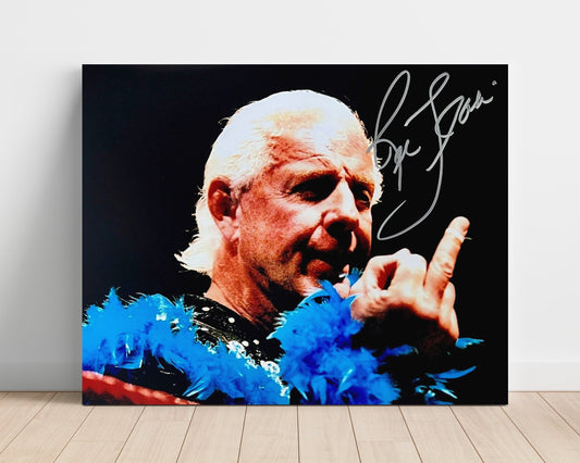 Wrestling Autograph Photo - Ric Flair Icon - 16 Time Champ - Unframed