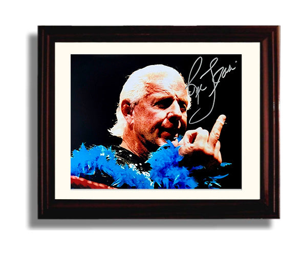 Wrestling Autograph Photo - Ric Flair Icon - 16 Time Champ
