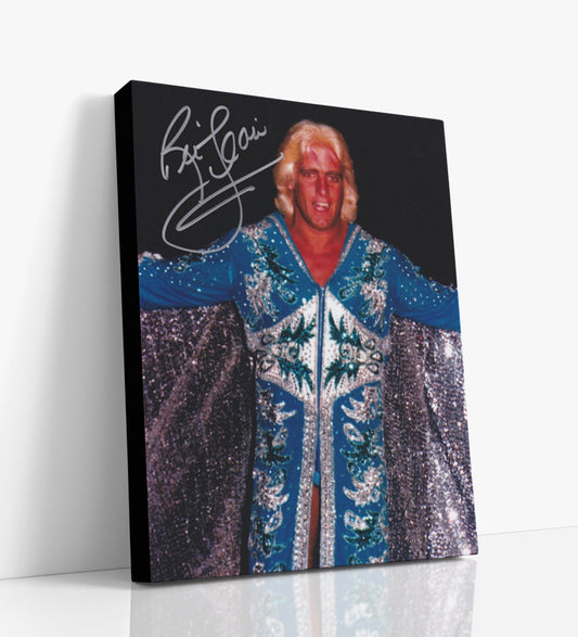 Wrestling Autograph Canvas - Ric Flair Young - Stylin Profilin