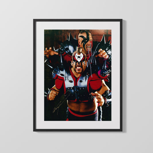 Wrestling Autograph Photo - Road Warriors - Legion of Doom Mayhem
