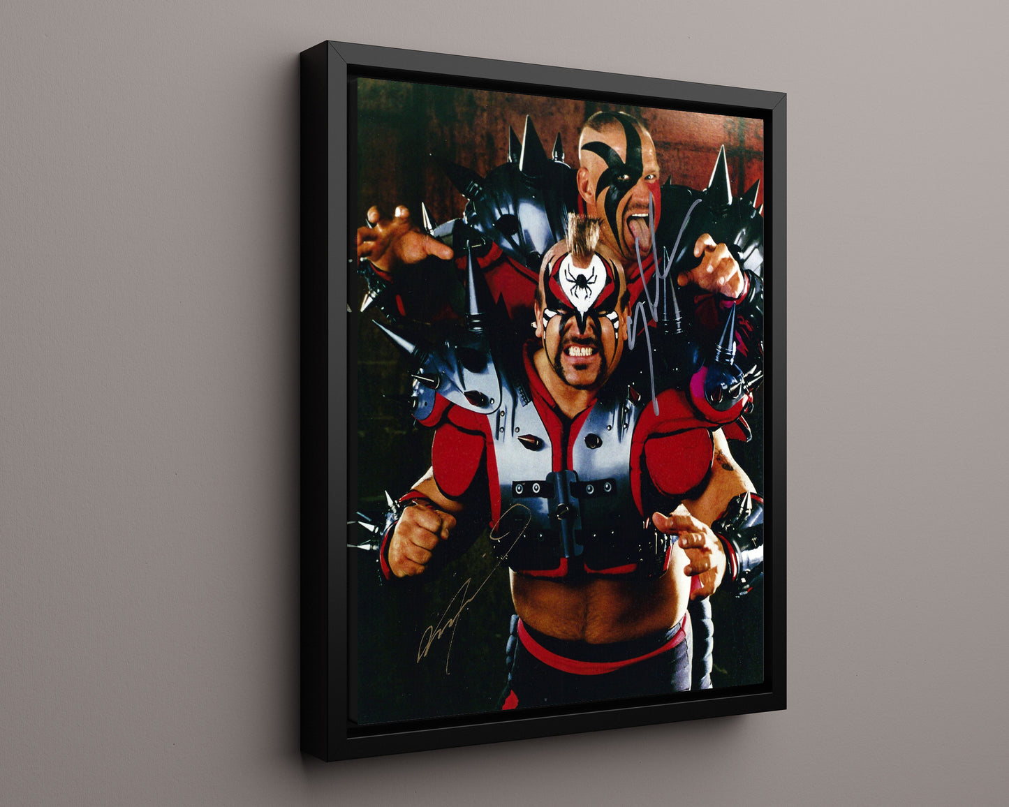 Wrestling Autograph Photo - Road Warriors - Legion of Doom Mayhem