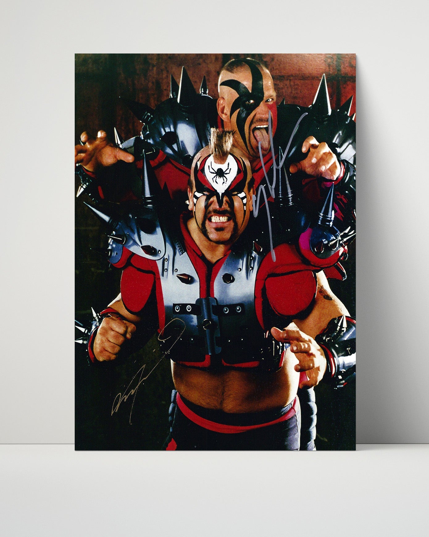 Wrestling Autograph Photo - Road Warriors - Legion of Doom Mayhem
