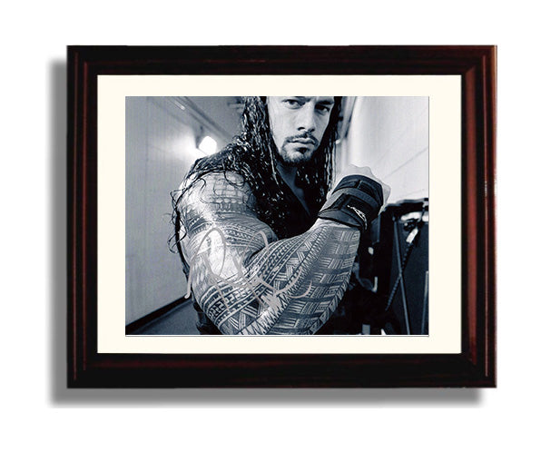 Wrestling Autograph Photo - Roman Reigns - Head of the Table