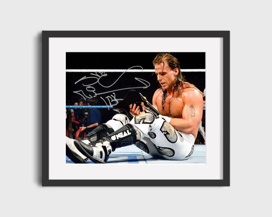 Wrestling Autograph Photo - Shawn Michaels - Boyhood Dream