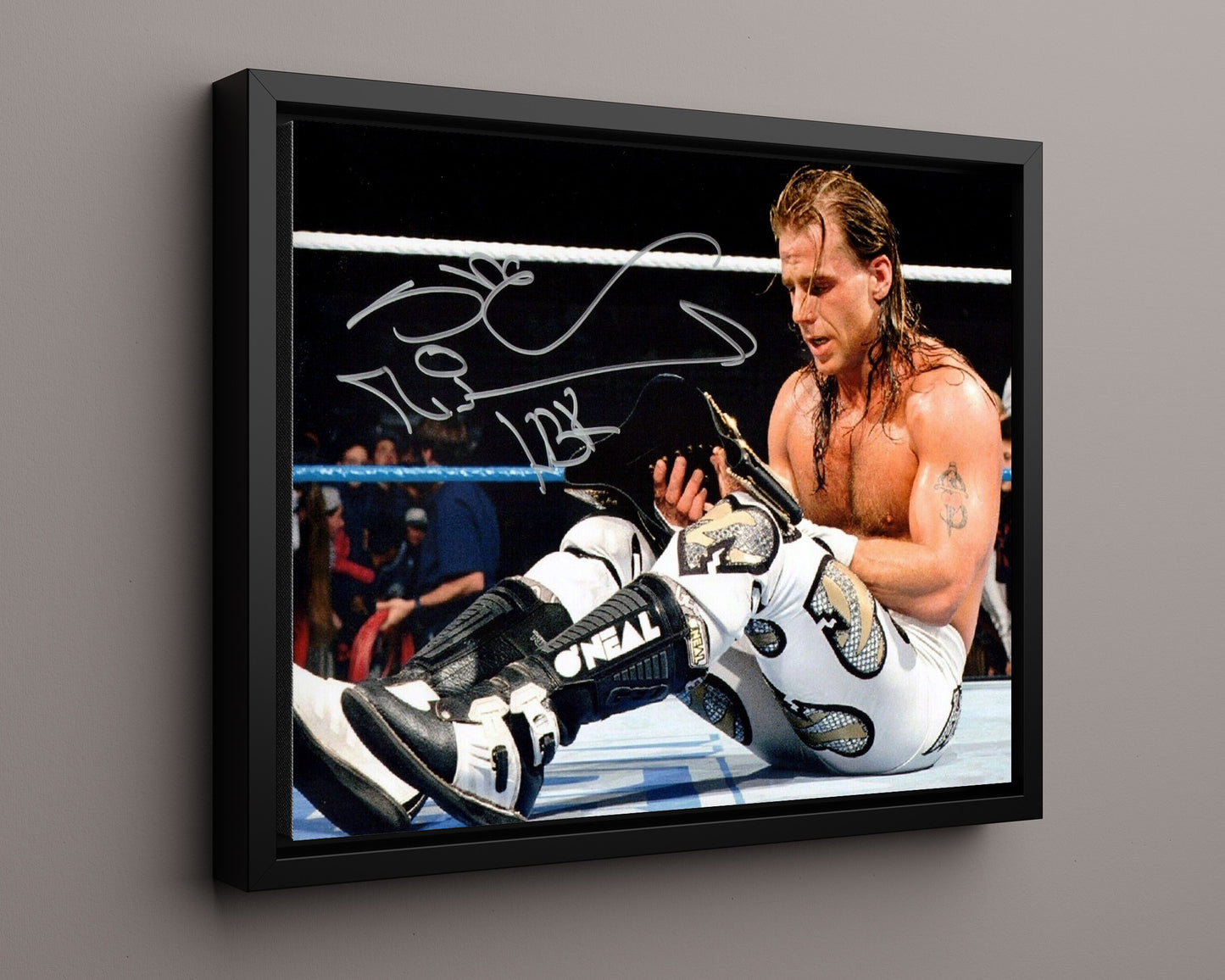 Wrestling Autograph Photo - Shawn Michaels - Boyhood Dream