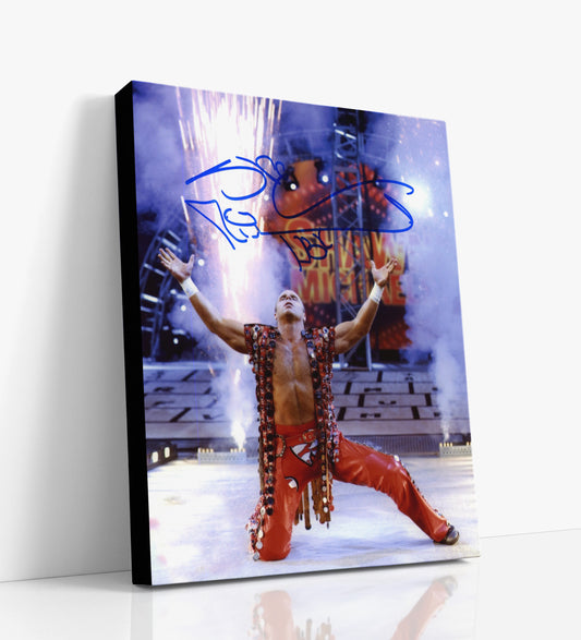 Wrestling Autograph Canvas - Shawn Michaels HBK - Heartbreak Kid