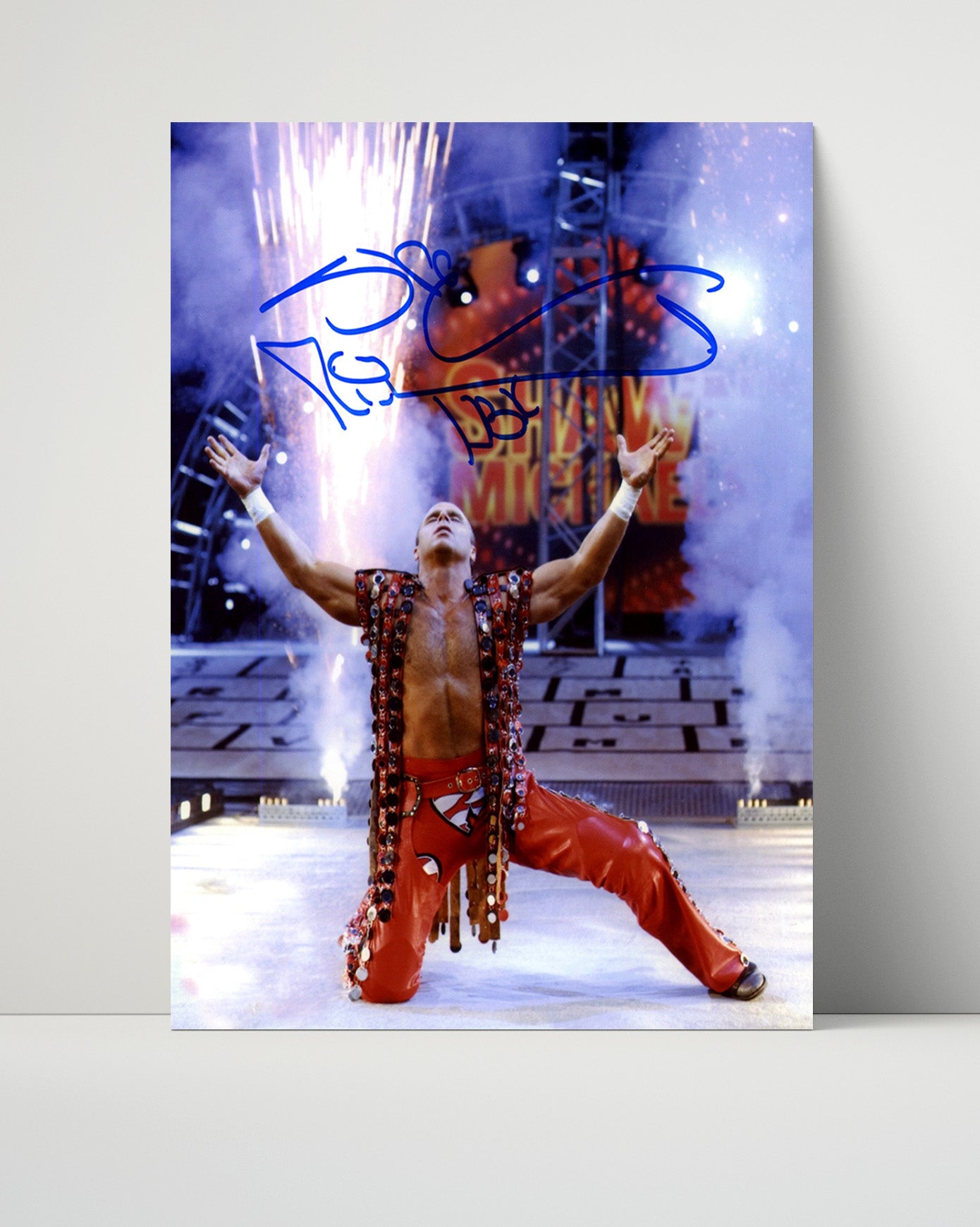 Wrestling Autograph Photo - Shawn Michaels HBK - Heartbreak Kid