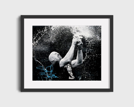 Wrestling Autograph Photo - Stone Cold Steve Austin - Raise Hell Drink Beer