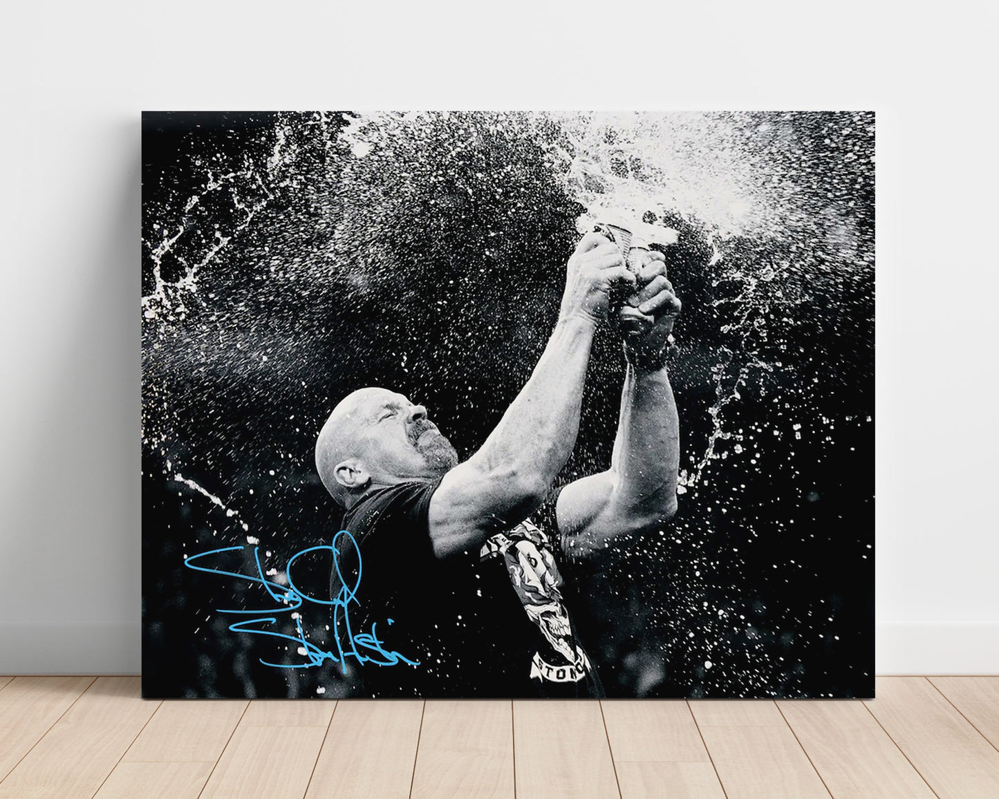 Wrestling Autograph Photo - Stone Cold Steve Austin - Raise Hell Drink Beer