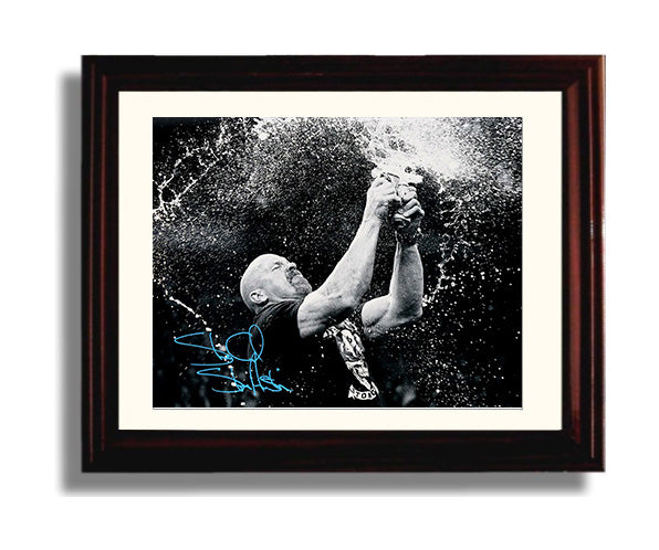 Wrestling Autograph Photo - Stone Cold Steve Austin - Raise Hell Drink Beer