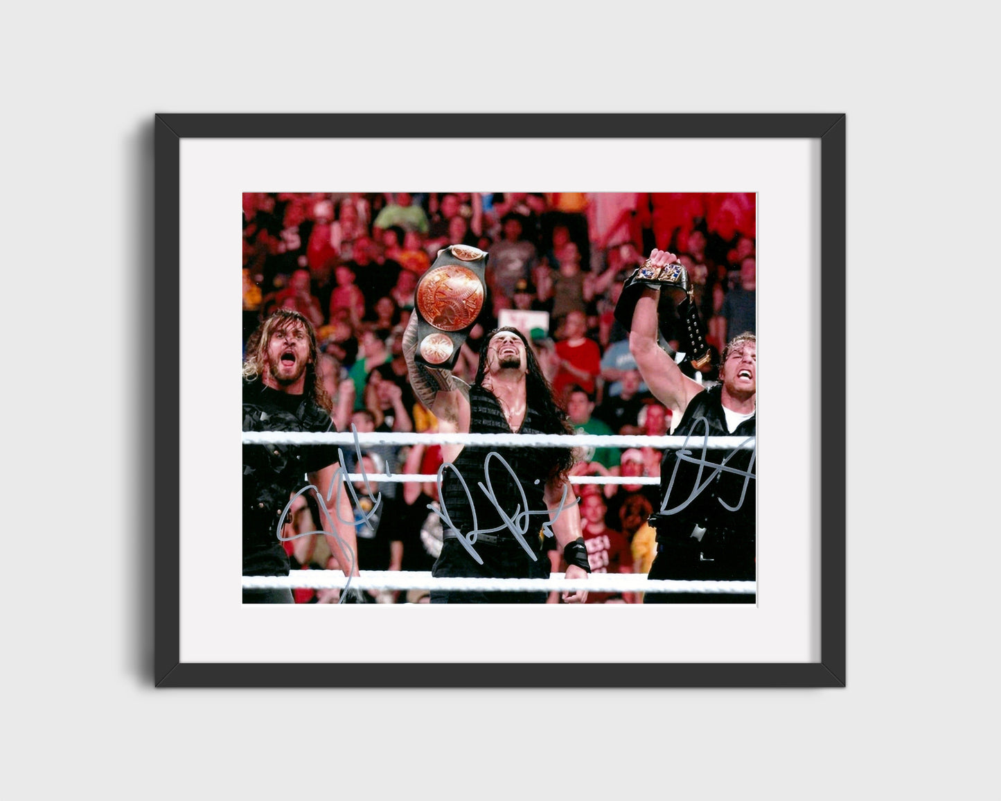 Wrestling Autograph Photo - The Shield - Believe in the Shield