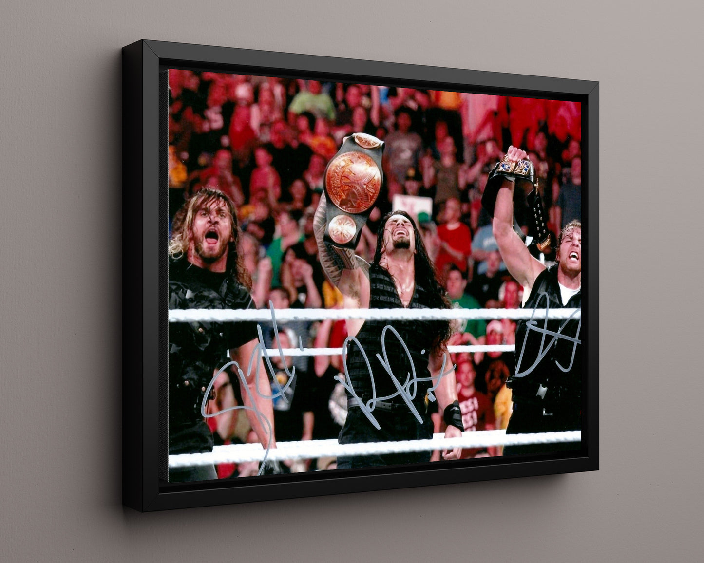 Wrestling Autograph Photo - The Shield - Believe in the Shield