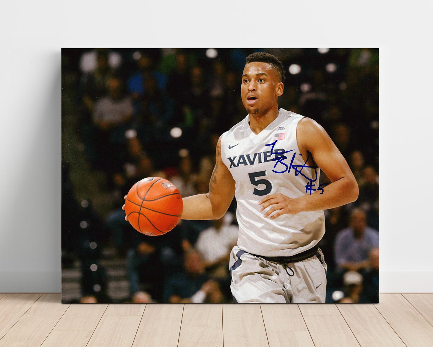 Xavier Autograph Print - Trevon Bluiett - Musketeer Marksman