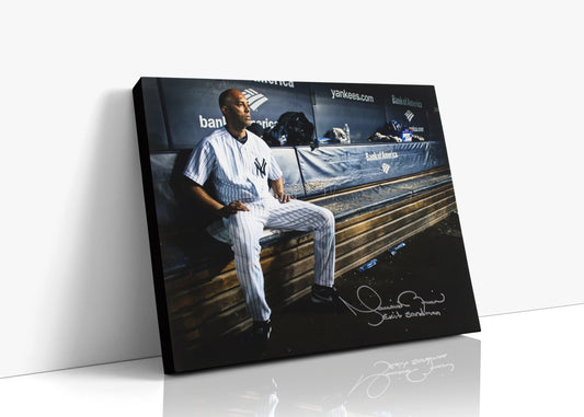 Yankees -Mariano Rivera - Dugout Bench - Signed Exit Sandman