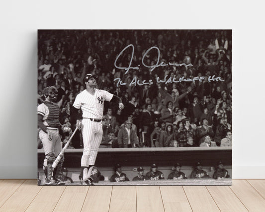 Yankees Autograph Poster - 1977 World Series - Jubilation Jump