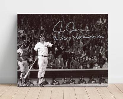 Yankees Autograph Poster - 1977 World Series - Jubilation Jump