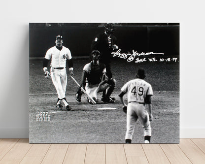 Yankees Autograph Poster - 1978 World Series - Bronx Battle