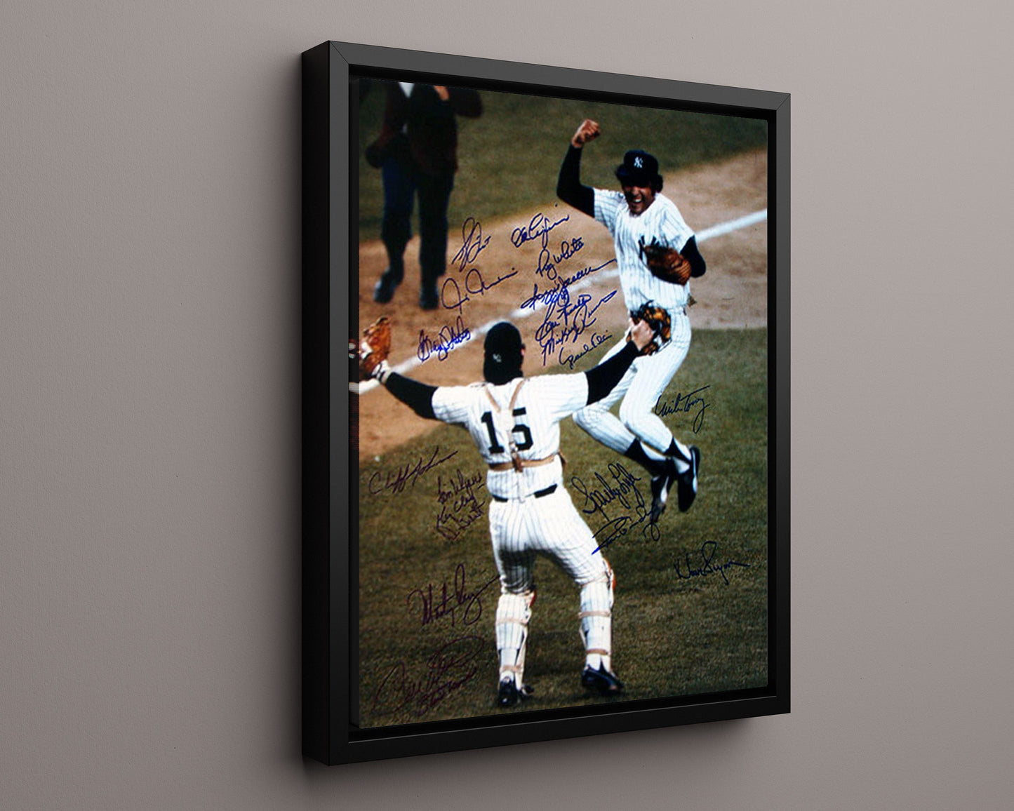 Yankees Autograph SI Print - 2009 Championship - A-Rod Signed Glory