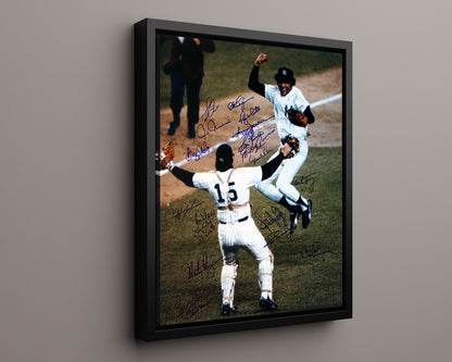 Yankees Autograph SI Print - 2009 Championship - A-Rod Signed Glory