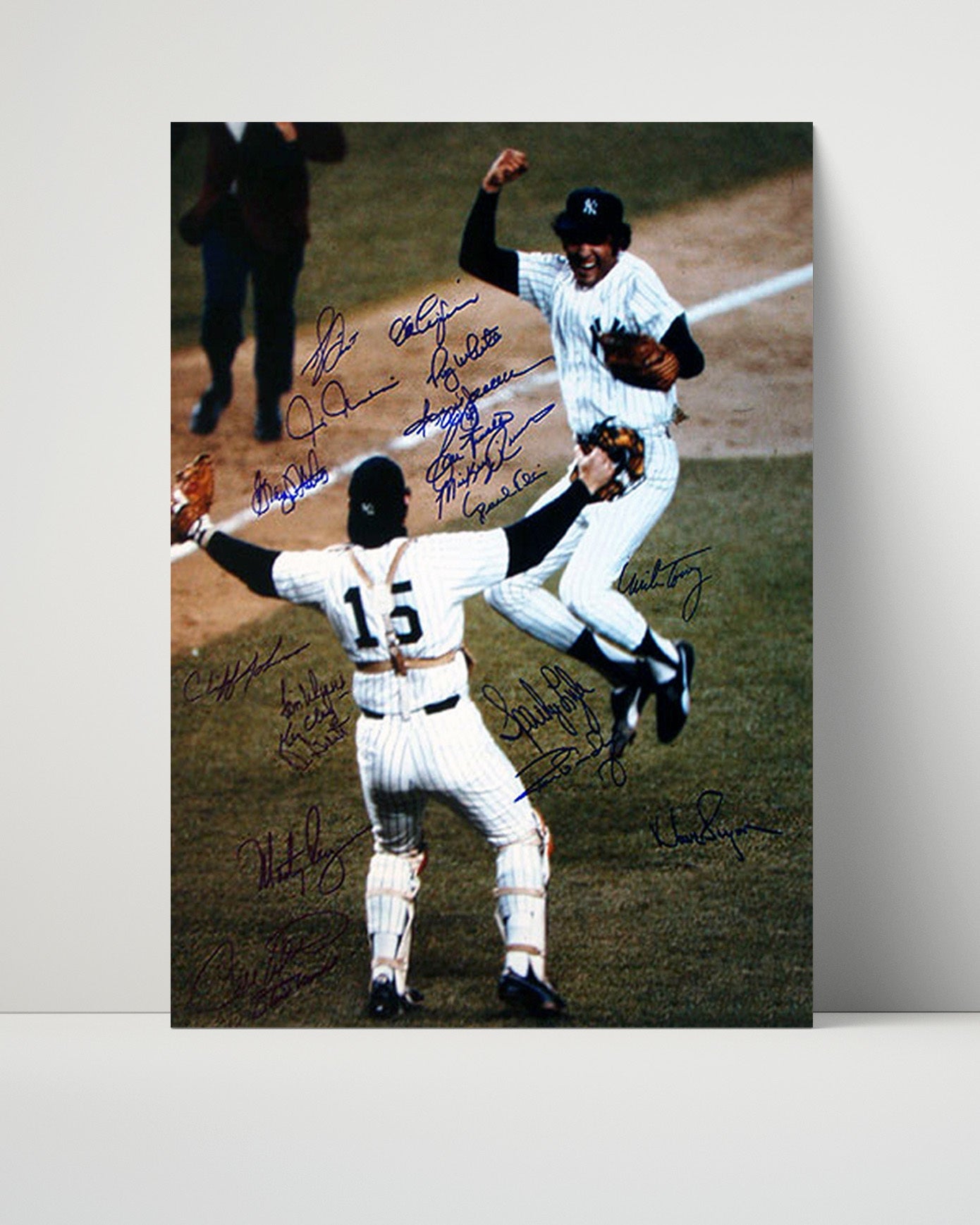 Yankees Autograph SI Poster - 2009 Championship - A-Rod Signed Glory