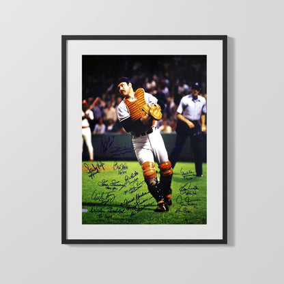 Yankees Autograph Print - 1978 World Series - Bronx Battle