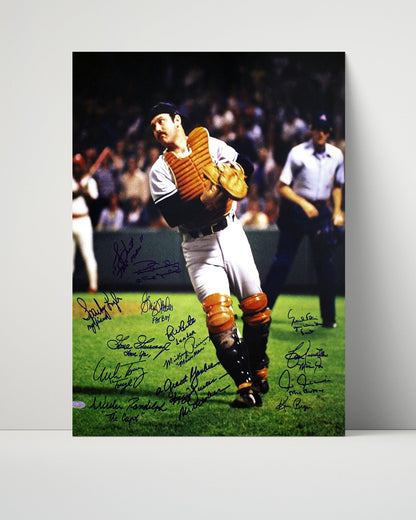 Yankees Autograph SI Print - Core Four 2010 - Dynasty Legends