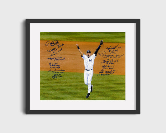 Yankees Autograph Print - WS MVP Celebration - Bronx Legends